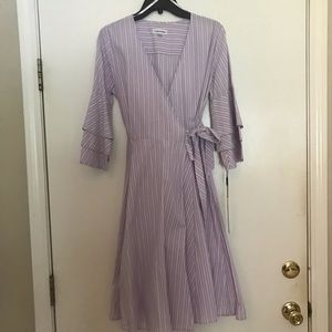 Calvin Klein wrap dress